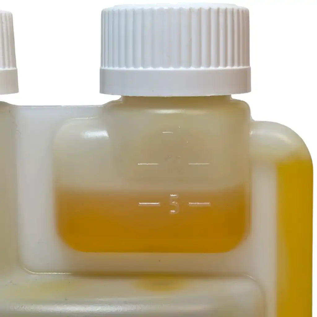 Tapa dosificadora de doble tapón del Aceite Antioxidante Bellylabs para perros