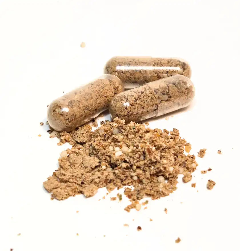Cápsulas de Pre+Pro Bellylabs con prebióticos y probióticos para mejorar la digestión del perro