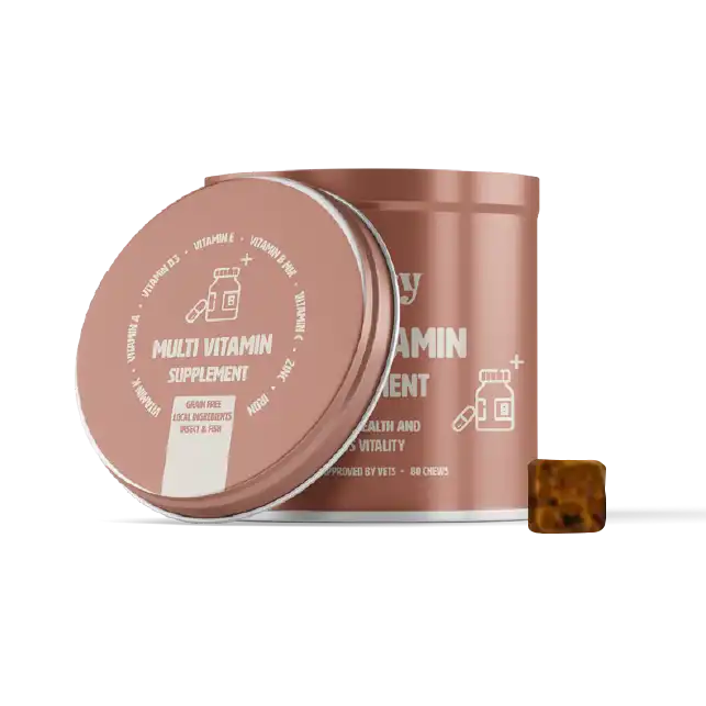 Suplemento Multivitamínico Gutsy para perros, masticables con vitaminas y minerales