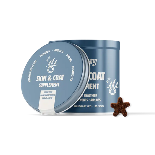 Suplemento Piel & Pelaje Gutsy para perros, masticables con omega-3